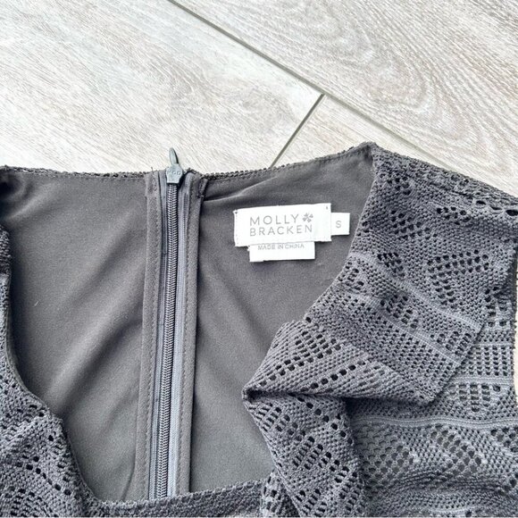 Molly Bracken Ruffles Sleeveless Lace Dress - Picture 9 of 13